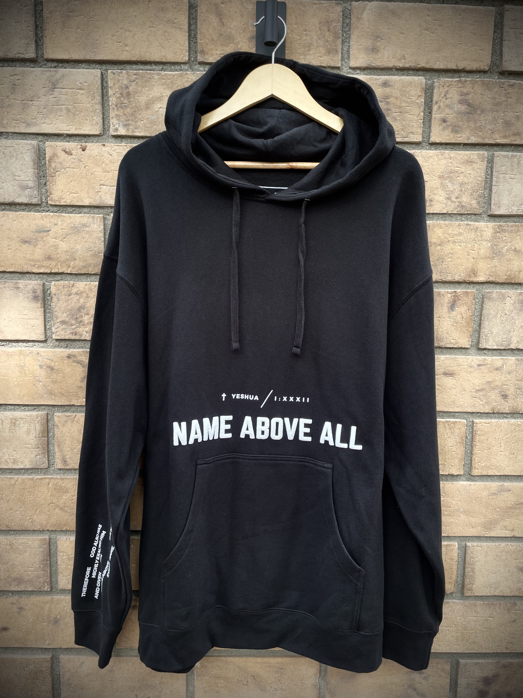 NAME ABOVE ALL - PUFF PRINT UNISEX HOODIE – ALYFT APPAREL