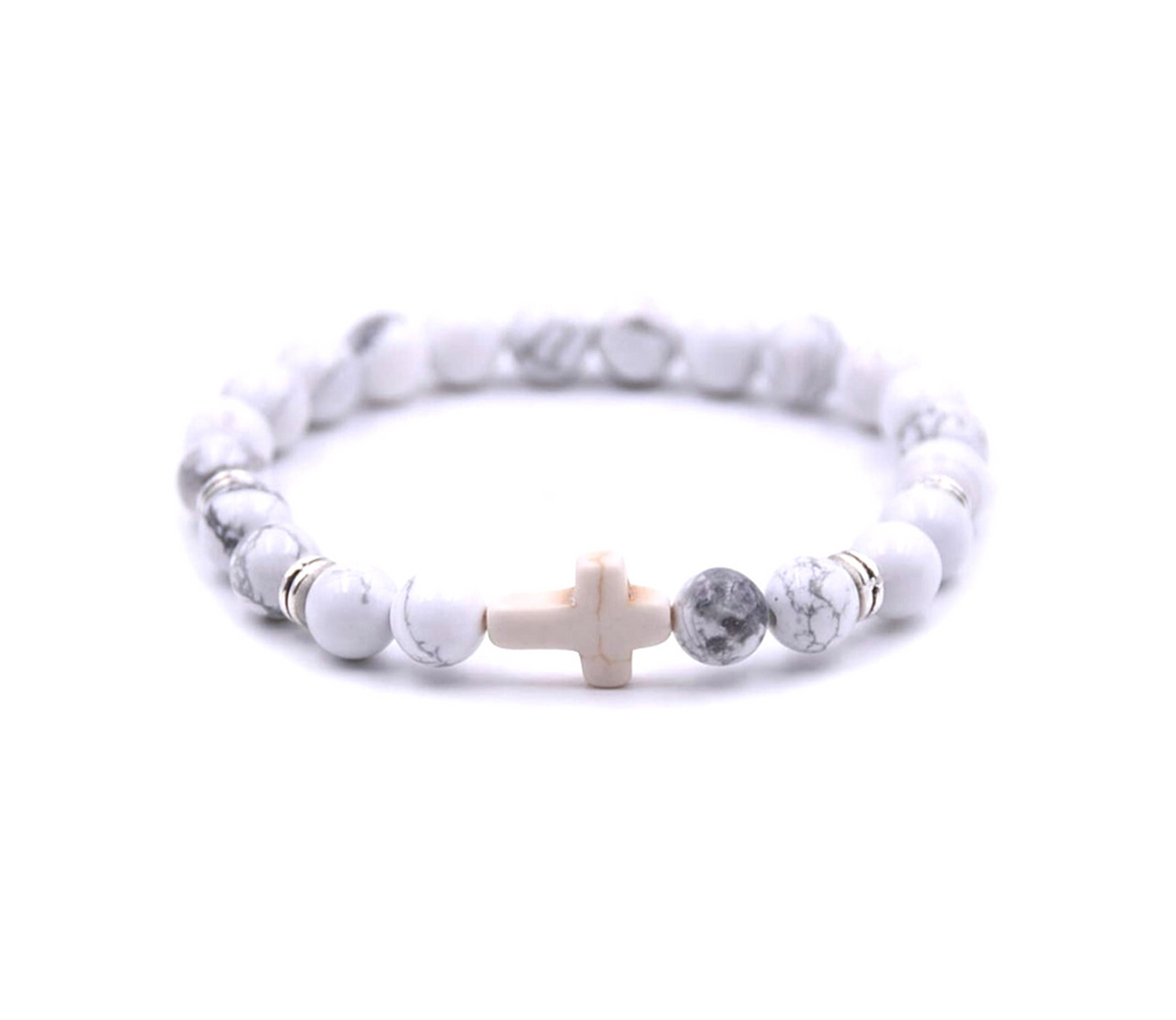 White deals rock bracelet